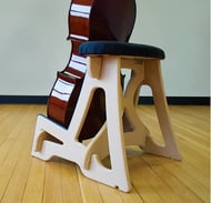 Amazing Cello Stand, 18 Natural Finish